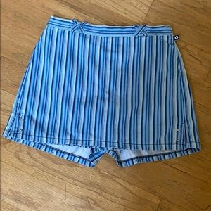 Blue Striped Skort